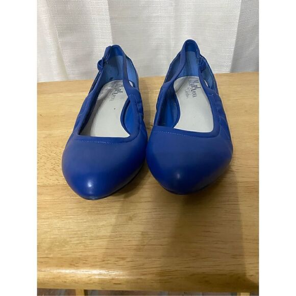 Cole Haan Maria Sharpova cobalt blue slip on flats leather - Picture 2 of 9